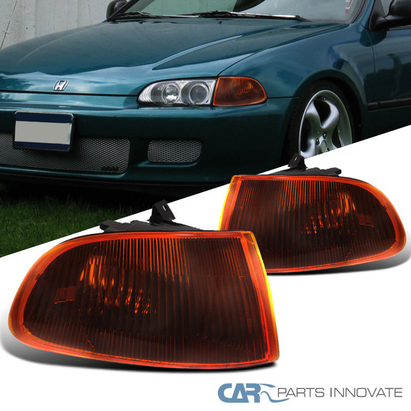 コーナー点火装置 For 92 95 Honda Civic 2 3dr Coupe Hatchback Smoke Amber Signal Corner Lights 92 95ホンダシビック2 3drクーペハッチバックスモークアンバー符号コーナーライト Hbpublications Com