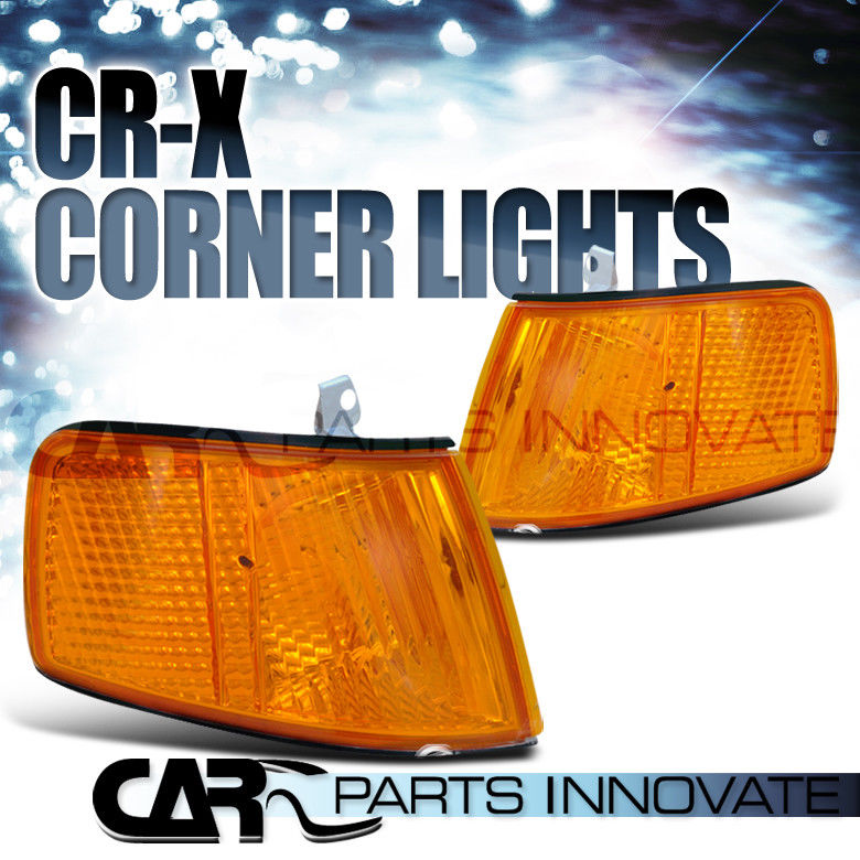 コーナーライト For 90-91 Honda CRX JDM Amber Signal Corner Lights Lamp w/ One Bulb Slot Only 90-91ホンダCRX JDMアンバー信号コーナーライトランプ（1つの電球スロットのみ） 【並行輸入品】｜カスタムパーツ WORLD倉庫