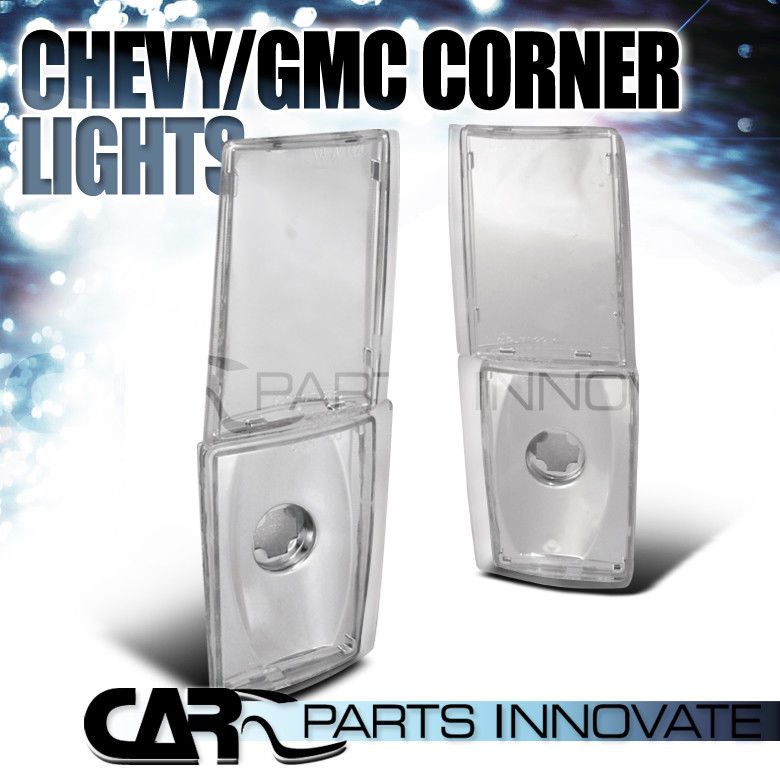 コーナーライト 88-93 Chevy/GMC C10 C/K Suburban Yukon Sierra Chrome Corner Lights Lamp 88-93シボレー/ GMC C10 C / K郊外のユーコンシエラクロームコーナーライトランプ 【並行輸入品】