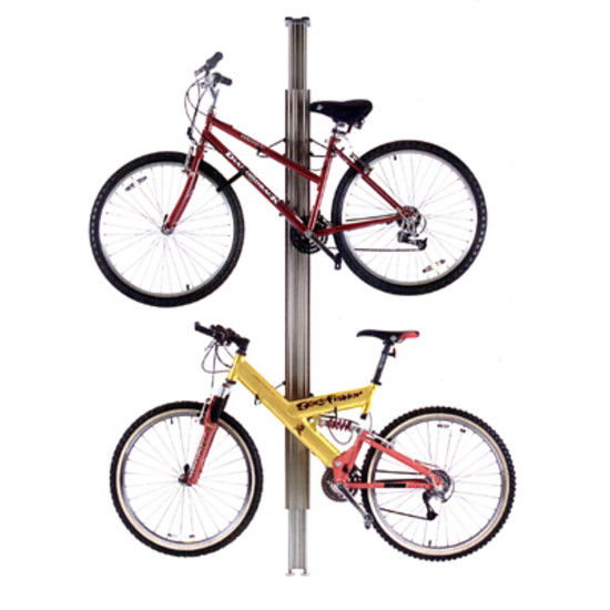 USサイクルキャリア Gear Up Floor to Ceiling Alluminum 2 Bike Rack: Black 天井のアルミ製2自転車用ラック：黒 【並行輸入品】｜カスタムパーツ WORLD倉庫 51,678円