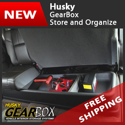 USバグガード Husky Liner GearBox Interior Storage Box Under Seat for 07-13 Silverado Crew Cab ハスキーライナーギアボックスインテリア収納ボックス07-13 Silverado Crewキャブ用シート 【並行輸入品】