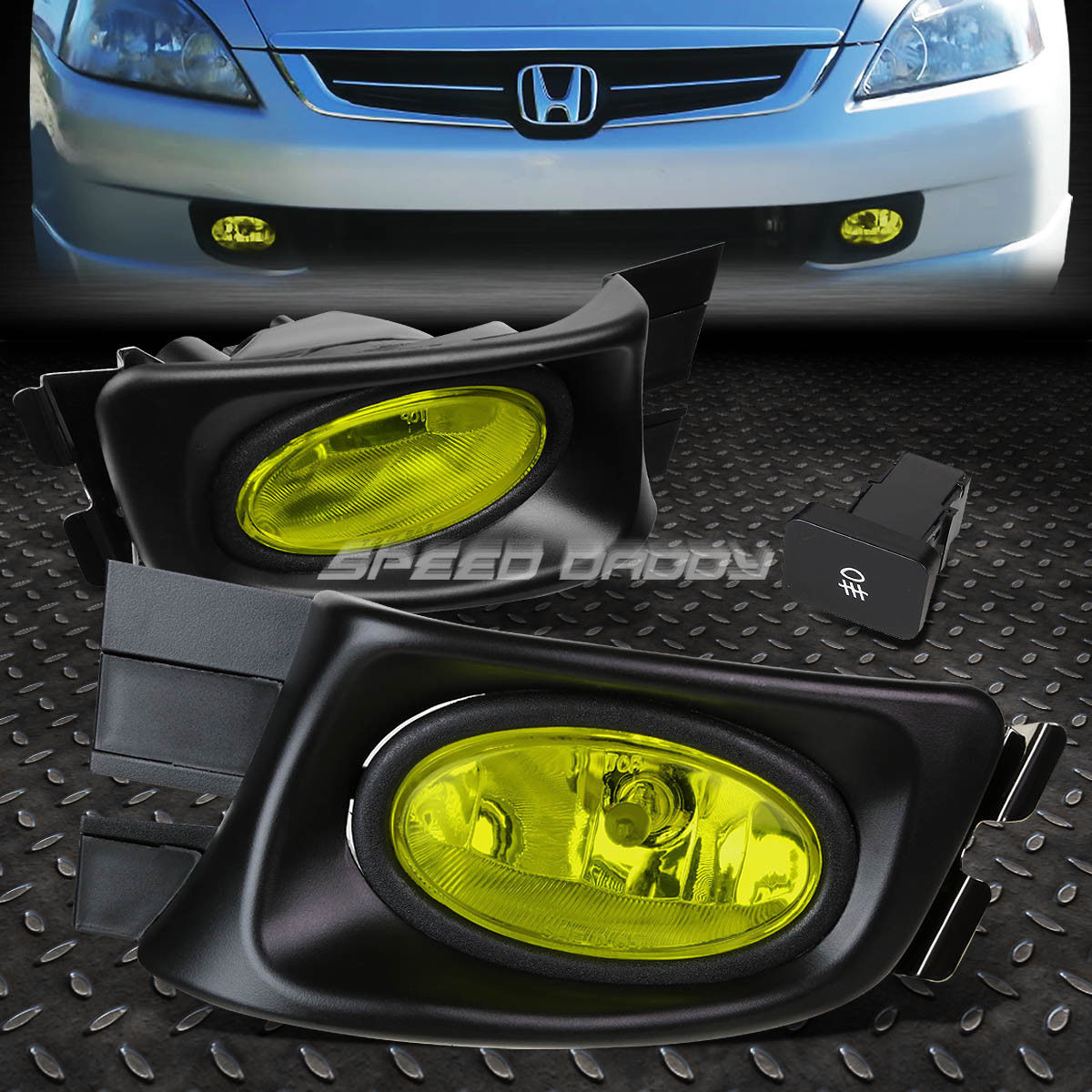 ライト ランプ 珍しい Fog Driving Bumper Oe Lens Yellow Sedan 4dr Accord Honda 03 05 For フォグライト Light Switch Hondaアコーデオン4drセダンイエローレンズoeバッファードライフォグライト スイッチ 03 05 For Kwakuku Com