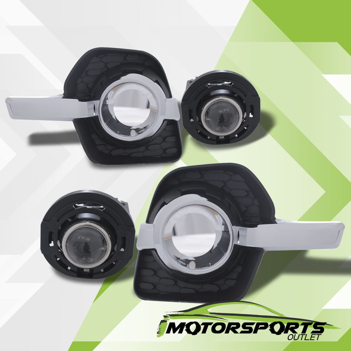 フォグライト [Glass Projector Lens] 2010-2016 Chevy Equinox Bumper Driving Fog Lights Pair [ガラスプロジェクターレンズ] 2010-2016シボレーエクイノックスバンパードライビングフォグライトペア 【並行輸入品】