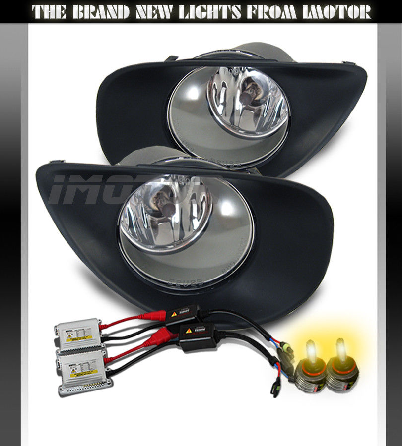 フォグライト For 2006-2008 Toyota Yaris 3DR Hatchback Clear Fog Lights+3000K Slim HID 2006-2008トヨタヤリス3DRハッチバッククリアフォグライト+ 3000KスリムHID 【並行輸入品】