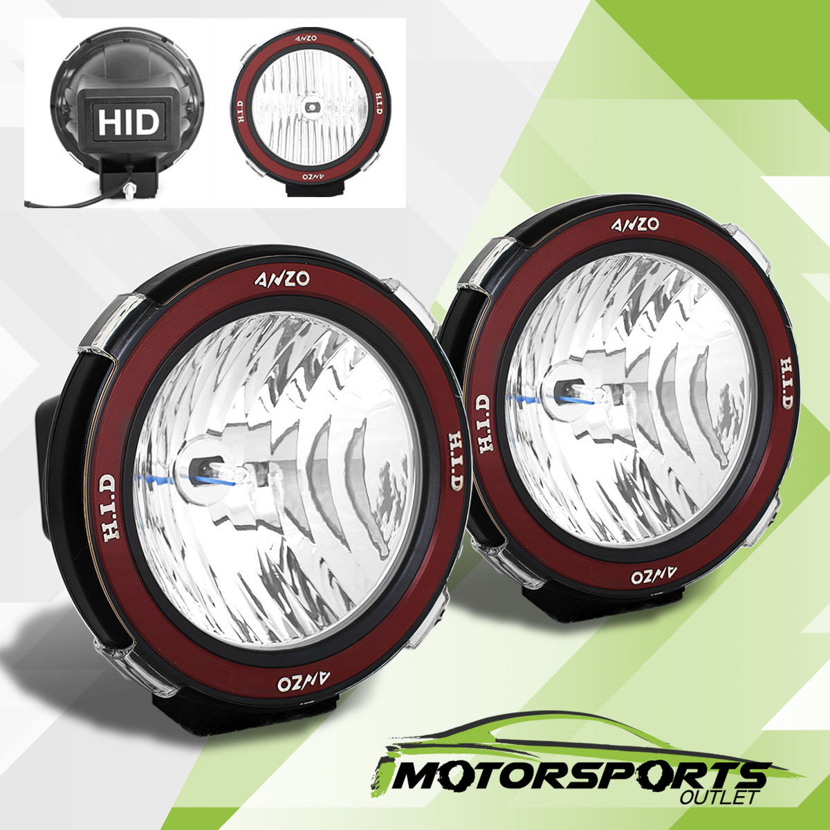 フォグライト Pair Universal 7 inches Built-in 6000K HID 4x4 OffRoad Fog Lights for SUV/Truck ペアユニバーサル7インチ内蔵6000K HID 4x4オフロードフォグライトSUV /トラック用 【並行輸入品】