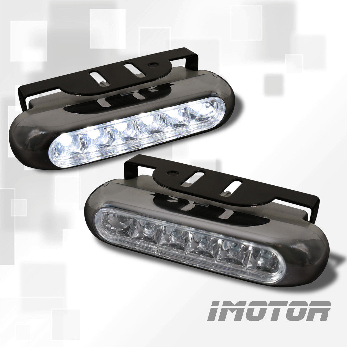 フォグライト EURO R8 STYLE BLACK COVER 6-LED DRL DAYTIME RUNNING BUMPER FOG LIGHTS LAMPS EURO R8 STYLE BLACK COVER 6-LED DRL日中ランニングバンパーFOG LIGHTS LAMPS 【並行輸入品】