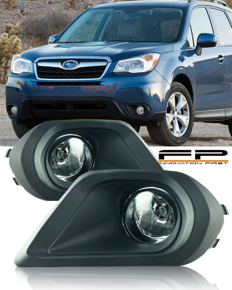フォグライト For 2014 2015 Subaru Forester Fog Lights Clear Lens Wiring Switch Complete Kit 2014年2015年スバルフォレスターフォグライトクリアレンズ配線スイッチ完成キット 【並行輸入品】