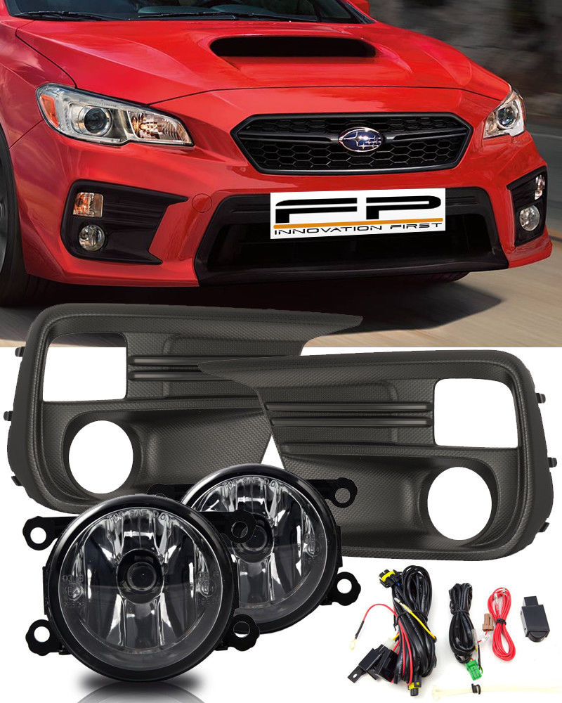 フォグライト For 2018 Subaru WRX Base Clear Fog Light Kit CLEAR Wiring + Switch Complete Kit 2018 Subaru WRXベース用クリアフォグライトキットクリア用配線+スイッチ完成キット 【並行輸入品】
