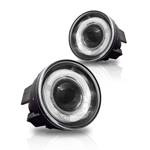 フォグライト 2001-2004 Dodge Dakota Durango Clear Lens Halo Projector Fog Lights Lamps PAIR 2001-2004 Dodge Dakota Durangoクリアレンズハロープロジェクターフォグライトランプペア 【並行輸入品】