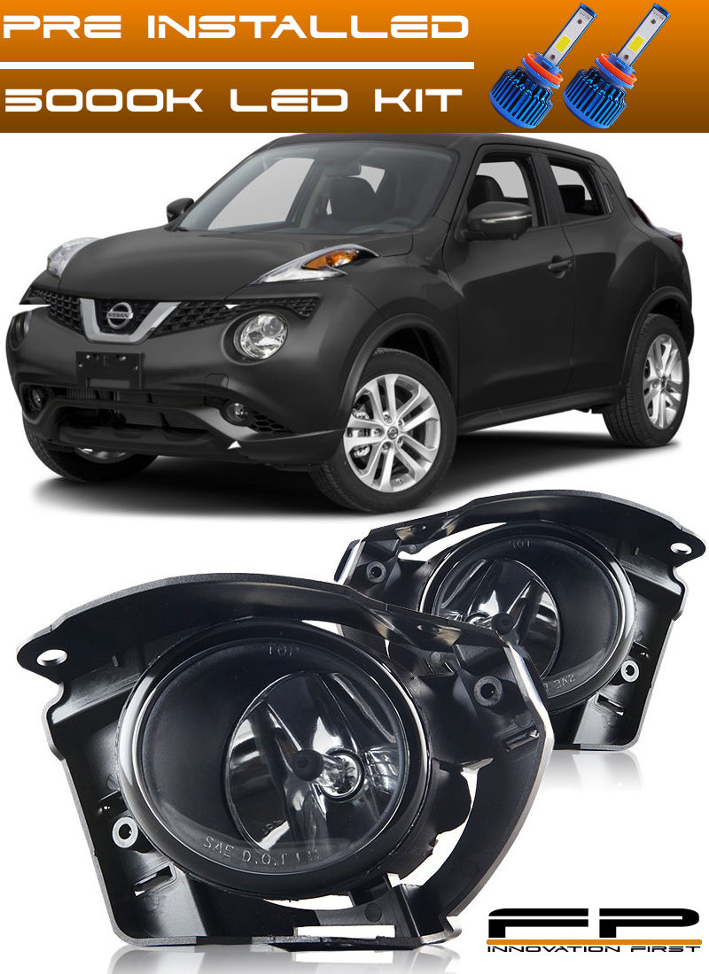 【楽天市場】フォグライト For 2014 2015 2016 2017 Nissan Juke LED Clear Fog Light
