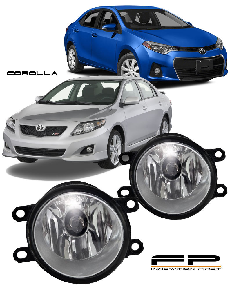 フォグライト 2009-2015 Toyota Corolla Clear Lens Replacement Fog Light Housing LH/RH Pair 2009-2015トヨタカローラクリアレンズ交換フォグライトハウジングLH / RHペア 【並行輸入品】｜カスタムパーツ WORLD倉庫