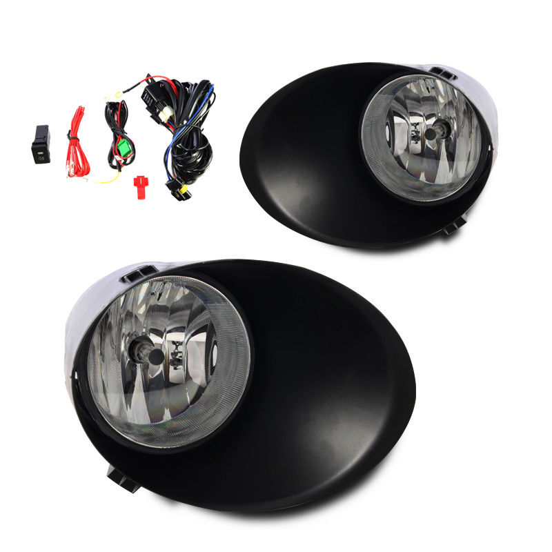 フォグライト 07-13 Toyota Tundra OEM Fog Lights Chrome Bumper Front Lamps +Wiring Bezel SET 07-13 Toyota Tundra OEMフォグランプクロームバンパーフロントランプ+配線ベゼルSET 【並行輸入品】