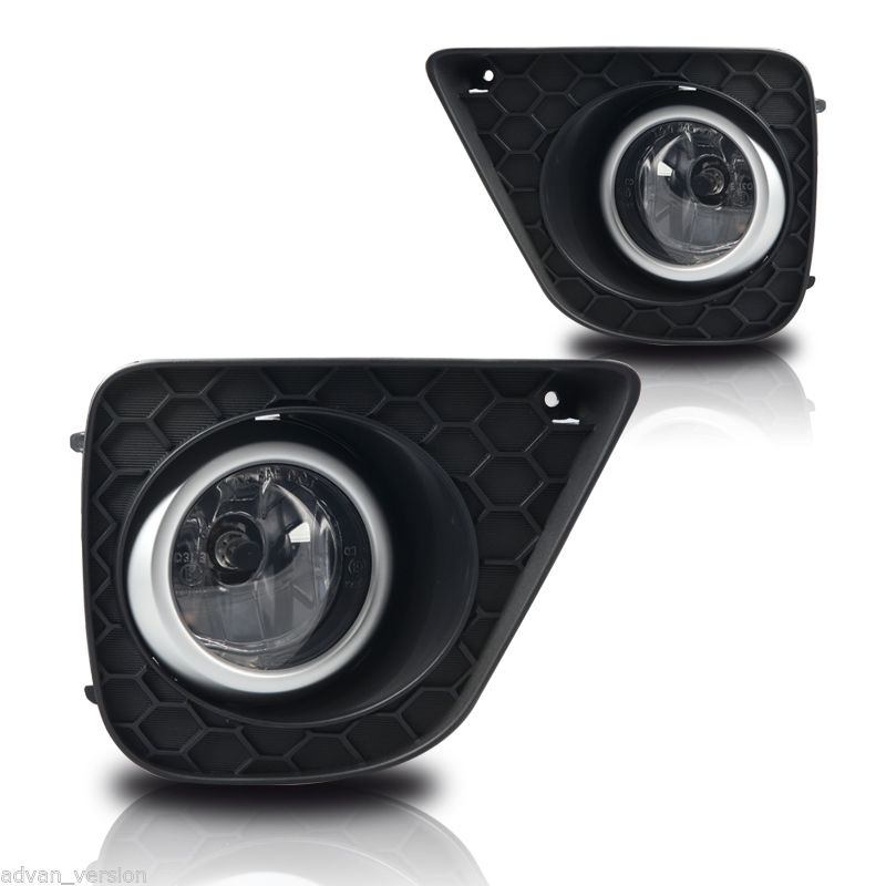 フォグライト Complete Fog Light Kit w/ Wiring Switch for 2013 2014 2015 Honda Accord Coupe 2013年2014年2015ホンダアコードクーペ用配線スイッチ付フォグライトキット完成 【並行輸入品】