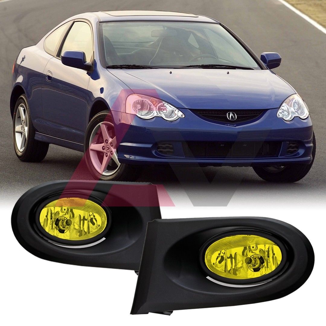 フォグライト For 2002-2004 Acura RSX Fog Lights (Wiring, Switch, and Bezels) Yellow Lens 2002-2004 Acura RSXフォグライト（配線、スイッチ、ベゼル）用イエローレンズ 【並行輸入品】 23,821円
