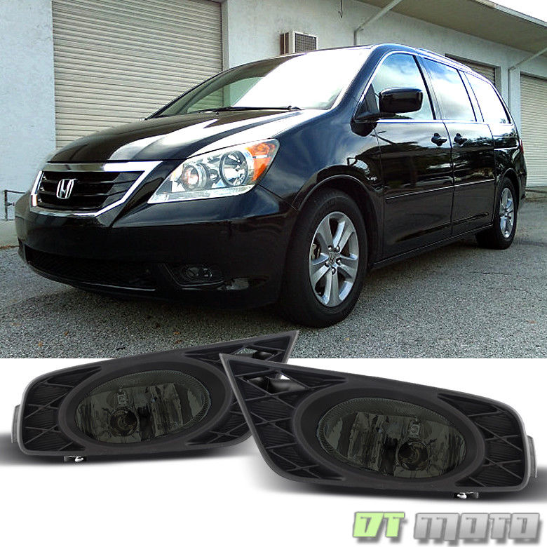 フォグライト For Smoke 08-10 Honda Odyssey Bumper Driving Fog Lights Lamp w/Switch Left+Right 煙のため08-10 Hondaオデッセイバンパー運転霧ライトランプ左/右スイッチ付 【並行輸入品】
