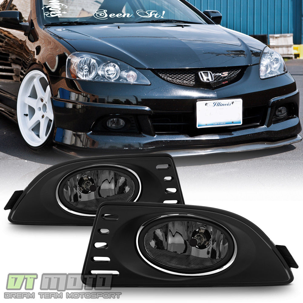フォグライト Smoked 2005-2007 Acura RSX DC5 Bumper Fog Lights Lamps w/Switch 05-06 Left+Right スモーク2005-2007アキュラRSX DC5バンパーフォグライトランプスイッチ05-06左+右 【並行輸入品】 24,827円