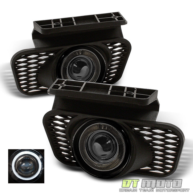 フォグライト Smoke 2003-2006 Chevy Silverado Avalanche Halo Projector Bumper Fog Lights Lamps Smoke 2003-2006 Chevy Silverado Avalanche Haloプロジェクターバンパーフォグライトランプ 【並行輸入品】