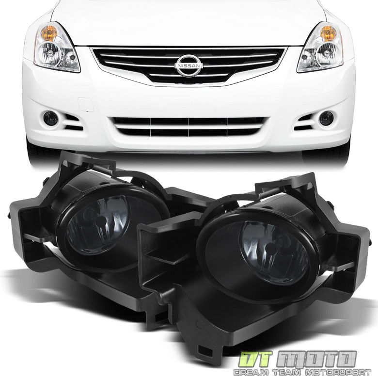 フォグライト Smoked Fits 2010-2012 Altima Sedan Fog Lights Lamp w/Switch 10 11 12 Left+Right スモークフィット2010年?2012年アルティマセダンフォグライトランプ/スイッチ10 11 12左+右 【並行輸入品】｜カスタムパーツ WORLD倉庫