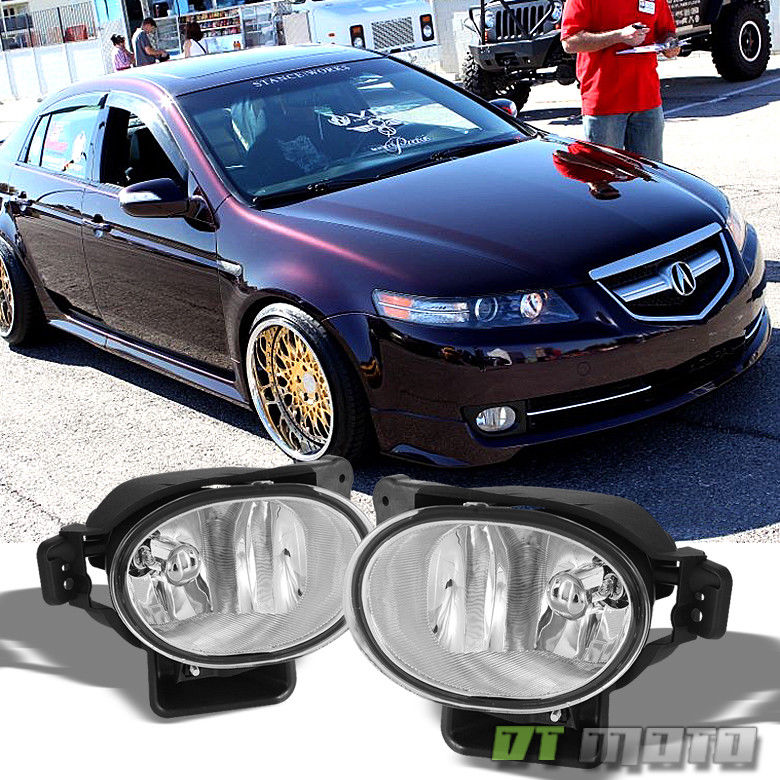 フォグライト 2007-2008 Acura TL Bumper Fog Lights Driving Lamps+Bulbs Aftermarket Left+Right 2007-2008 Acura TLバンパーフォグライティングランプ+電球アフターマーケットLeft + Right 【並行輸入品】