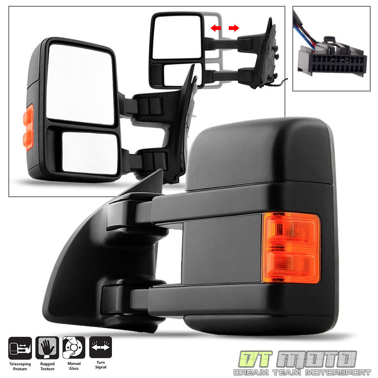 ミラー 2008-2016 Ford F250/F350 Super Duty Manual LED Signal Towing Mirror Driver Side 2008-2016 Ford F250 / F350スーパーデューティマニュアルLEDシグナルトーイングミラードライバサイド 【並行輸入品】