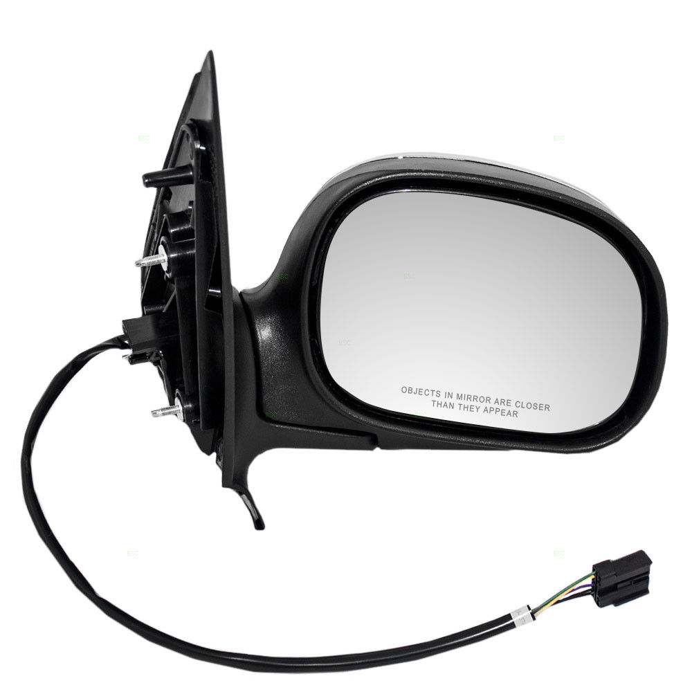 ミラー 97-02 Ford Expedition Passengers Side View Power Mirror Heated w/ Chrome Cover 97-02フォード遠征乗客のサイドビューパワーミラーヒートクロムカバー付き 【並行輸入品】
