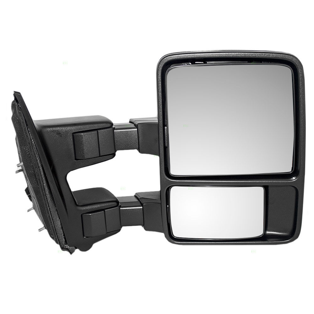 ミラー 08-16 Ford Super Duty Pickup Truck Passengers Side Manual Tow Telescopic Mirrors 08-16フォードスーパーデューティピックアップトラック乗客サイドマニュアルトウテレスコピックミラー 【並行輸入品】