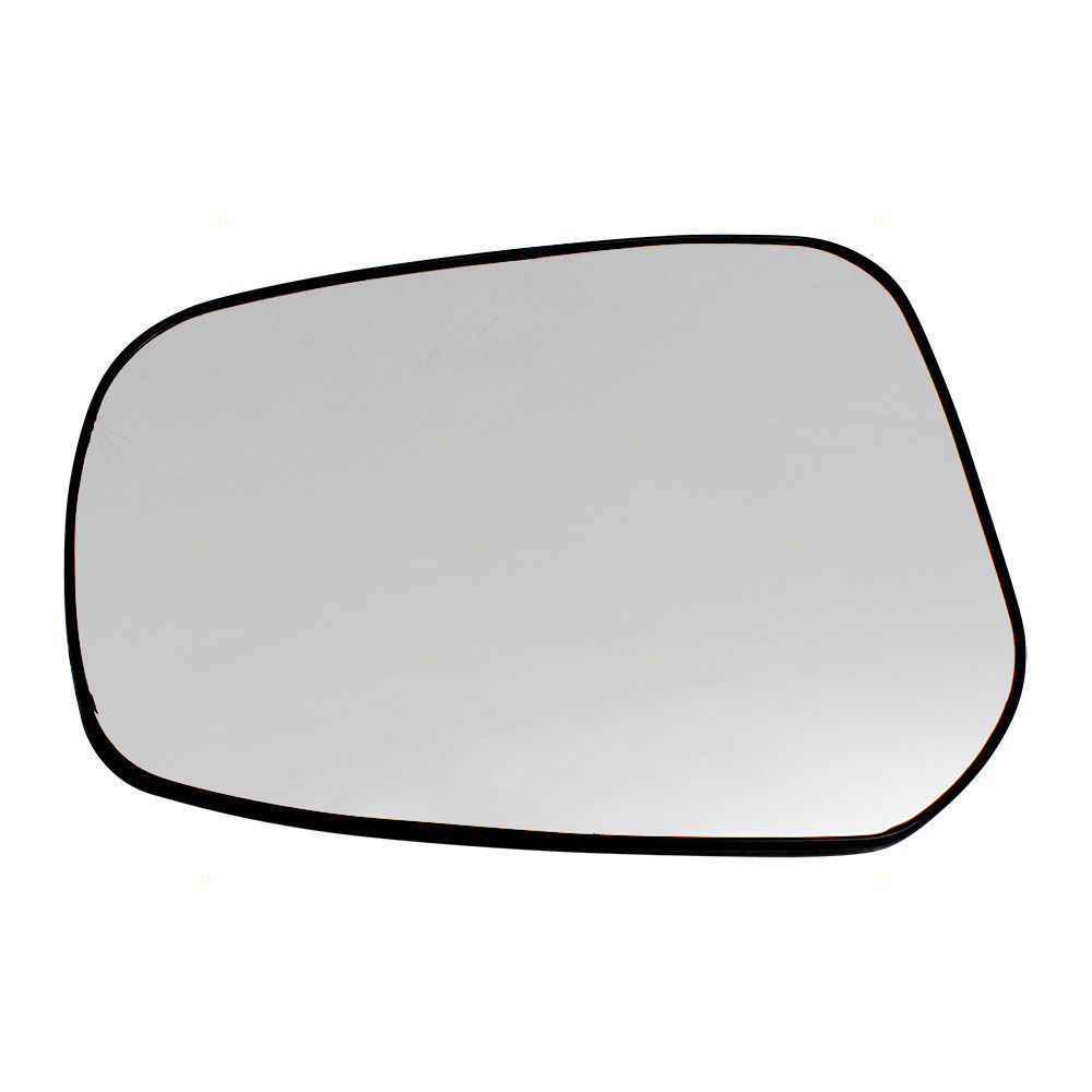 ミラー 15-17 Mitsubishi Lancer Sportback & Evolution Drivers Side Mirror Glass w/ Base 15-17三菱ランサースポーツバック＆amp; 進化型ドライバーサイドミラーガラスベース付 【並行輸入品】