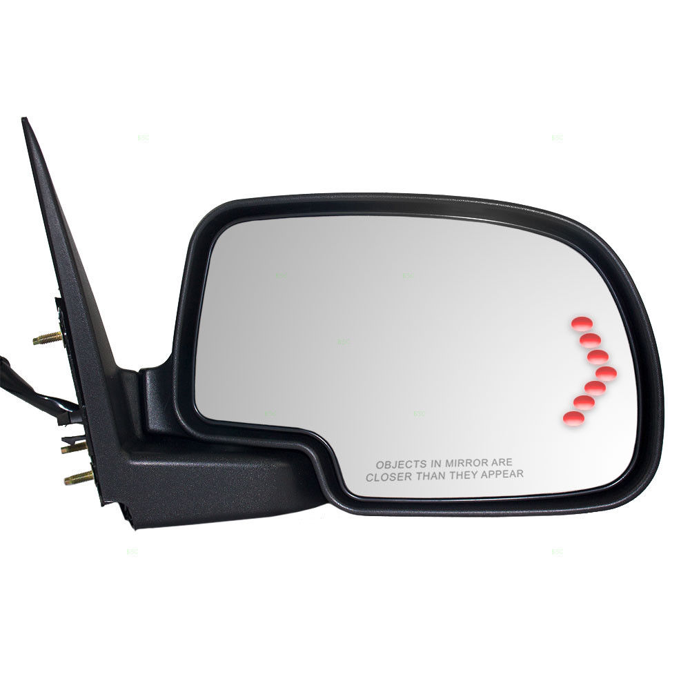 ミラー Cadillac GMC Chevy Pickup Truck Passengers Side Power Mirror Heated Gray Cover キャデラックGMCシボレーピックアップトラック乗客サイドパワーミラー加熱グレーカバー 【並行輸入品】