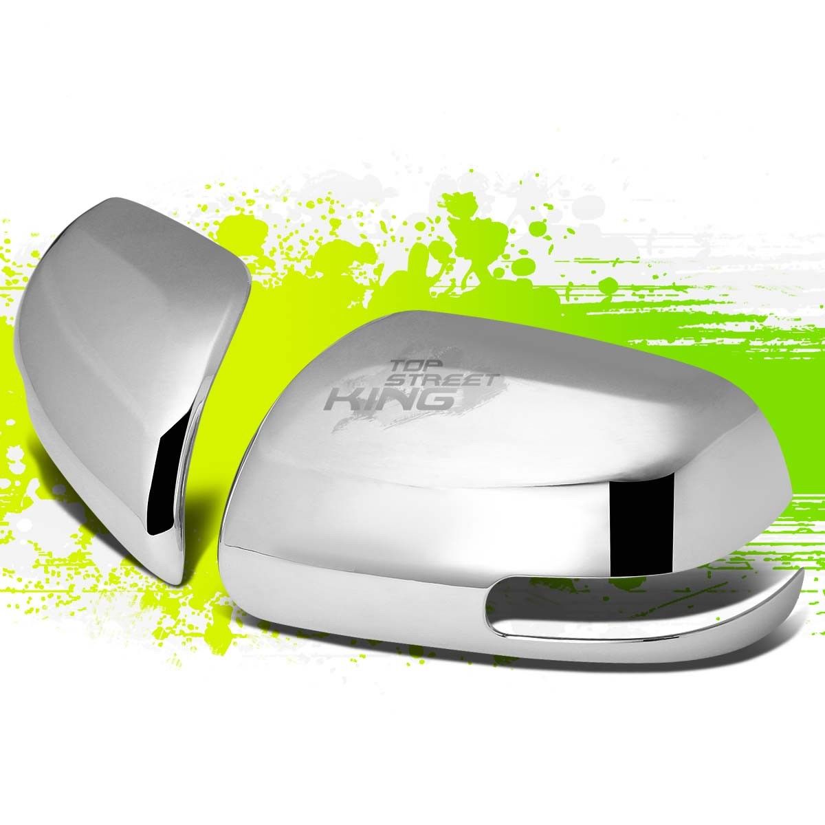 ミラー FOR 08-15 SCION XB Bb T2b CHROME PLATED SIDE MIRROR FULL COVER PAIR JDM CAP KIT 08-15サイオンXB Bb T2bクロムメッキサイドミラーFULL COVER PAIR JDM CAP KIT 【並行輸入品】