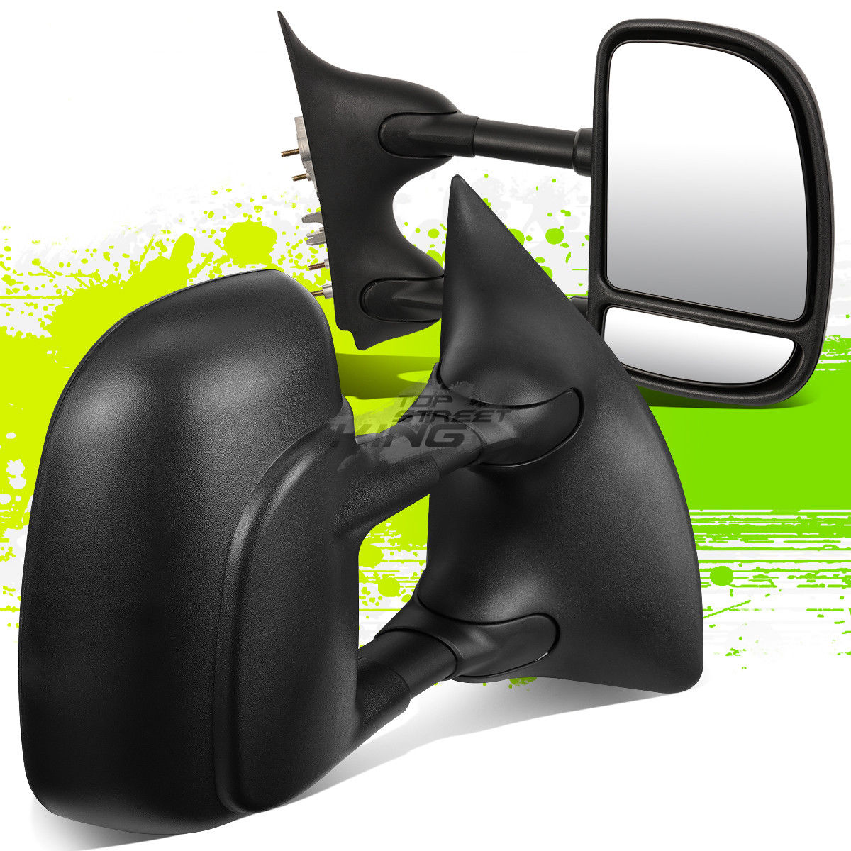 ミラー FOR 99-07 FORD F250/350/450 ADJUSTABLE MANUAL EXTENDABLE TOWING TOW SIDE MIRROR 99-07フォードF250 / 350/450調整可能なマニュアル延長卓上側面ミラー 【並行輸入品】 36,322円