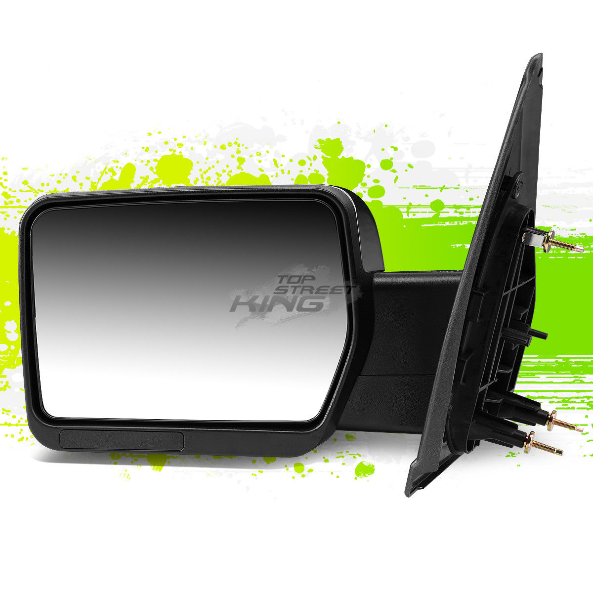車用品 バイク用品 パーツ 車用品 外装 エアロパーツ Chrome ミラー ドアミラー ドアミラー パーツ For 04 14 P2 F150 Left Adjustable Manual Foldable Towing Side View Mirror Chrome For 04 14 14 P250左調整可能なマニュアル折り畳み式タワーサイドミラー