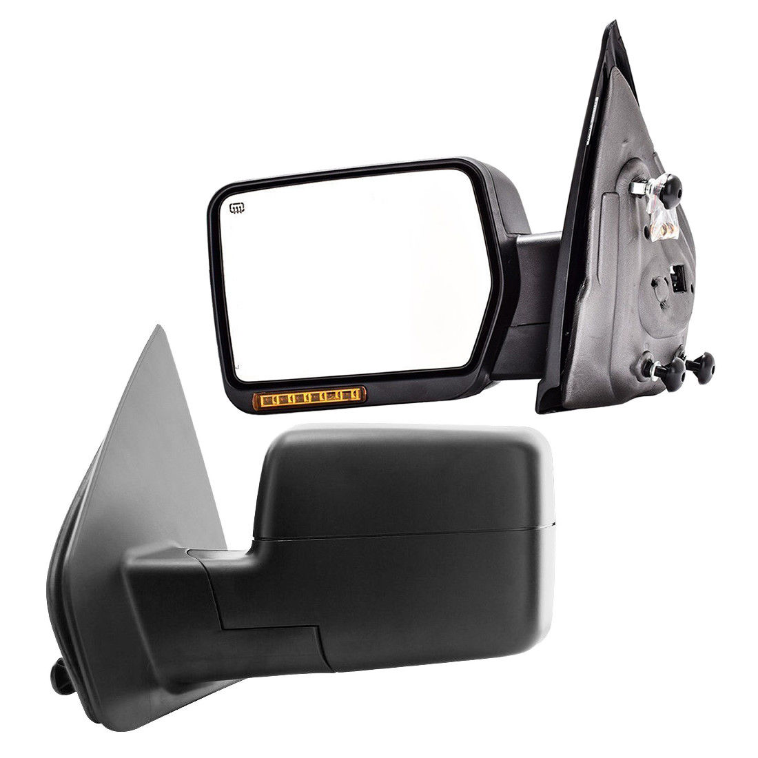 ミラー New Driver/Left Power Heated Amber LED Turn Signal Mirror for Ford F-150 2004-06 新しいドライバー/左パワー加熱琥珀LEDターンシグナルミラーフォードF-150 2004-06 【並行輸入品】