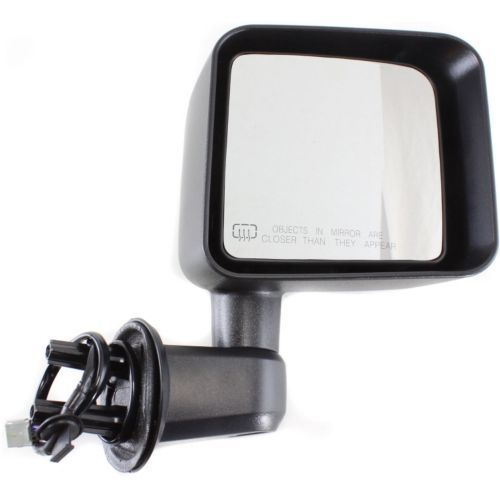 ミラー For Wrangler 11-13, Passenger Side Mirror, Textured Black ラングラー11-13、乗客側ミラー、テクスチャーブラック 【並行輸入品】