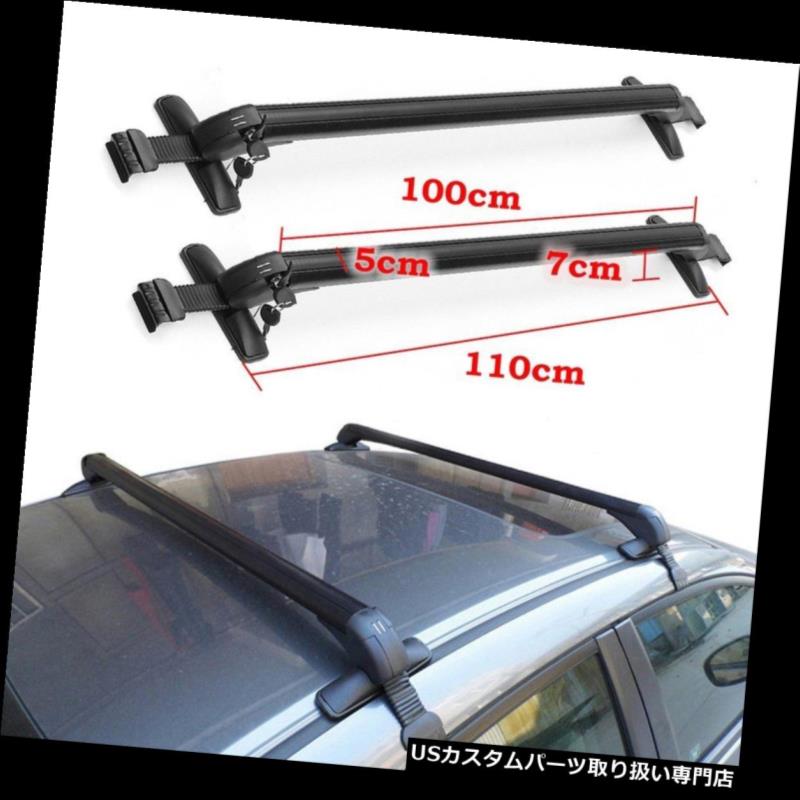 キャリア アルミカートップ荷物キャリアルーフラック調節可能な窓枠クロスバーFY Aluminum Car Top Luggage Carrier Roof Rack Adjustable Window Frame Cross Bar FY 【並行輸入品】|カスタムパーツ WORLD倉庫