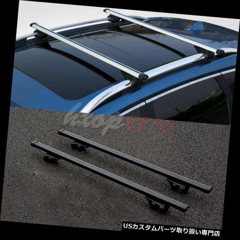 キャリア ユニバーサル貨物キャリアクロスバールーフラックw /盗難防止ロック1.2mブラック Universal Cargo Carrier Cross Bar Roof Rack w/ Anti-theft Lock 1.2m Black 【並行輸入品】