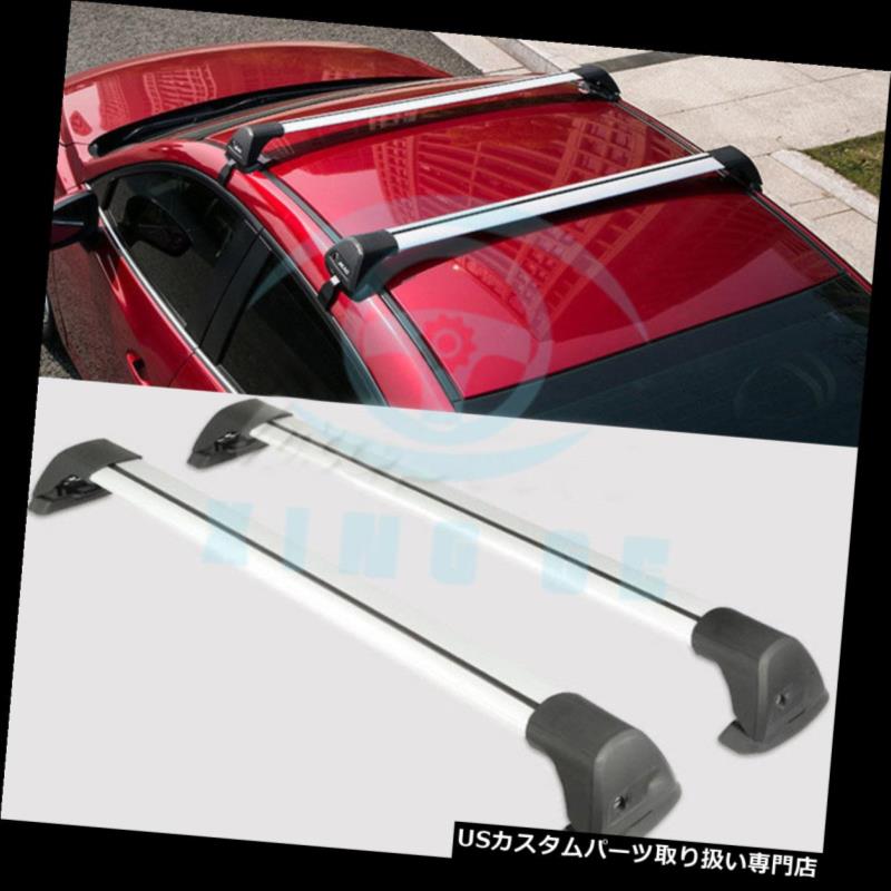 キャリア ヒュンダイElantra 2002-2014年のためのアルミ合金の荷物のキャリアのルーフラックの十字棒 Aluminum Alloy Luggage Carrier Roof Rack Cross Bar For Hyundai Elantra 2002-2014 【並行輸入品】