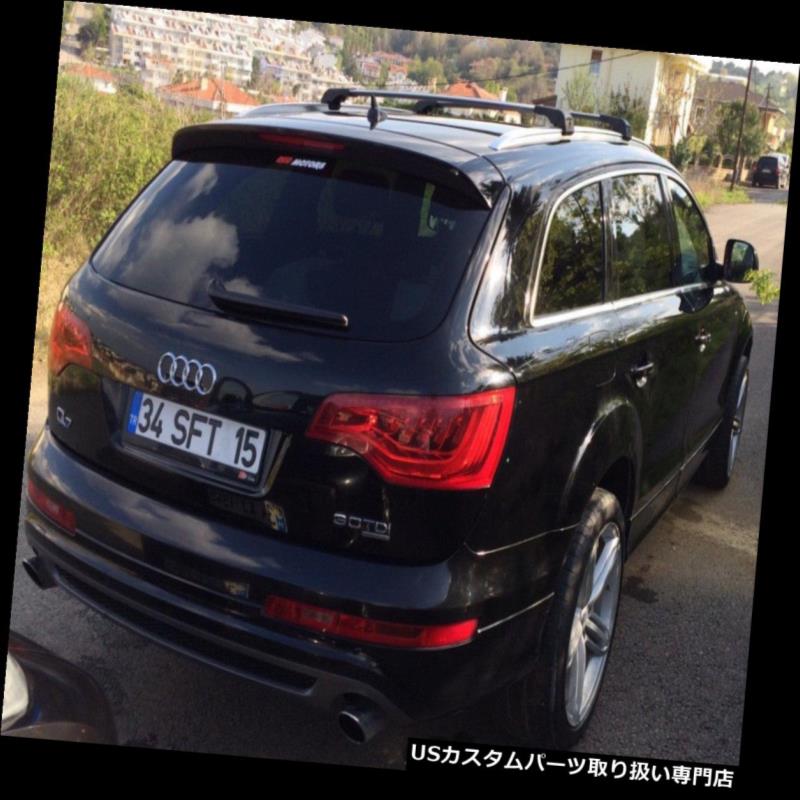 キャリア アウディQ7 4L 2006-2015アルミトップルーフラックウィングロッククロスバークロスレール AUDI Q7 4L 2006-2015 ALUMINUM TOP ROOF RACK WING LOCKABLE CROSS BARS CROSS RAILS 【並行輸入品】|カスタムパーツ WORLD倉庫