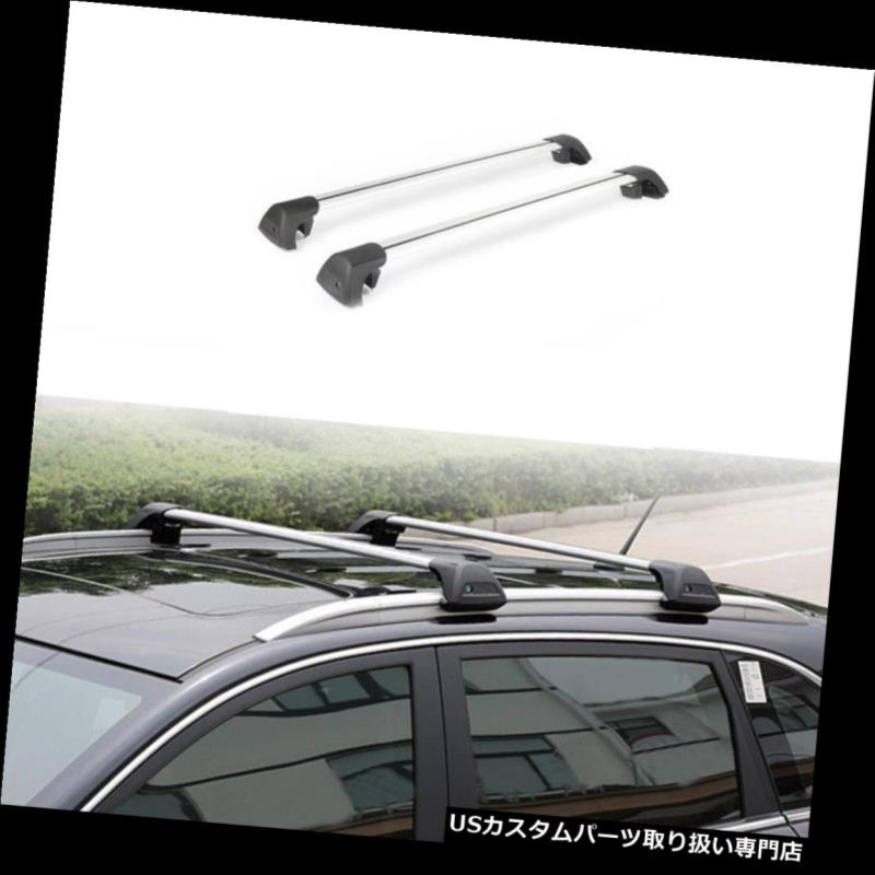 キャリア スバルXV 2012-2016用ペアアルミクロスバールーフカーゴ荷物ラック A Pair Aluminum Cross Bar Roof Cargo Luggage Rack For Subaru XV 2012-2016 【並行輸入品】|カスタムパーツ WORLD倉庫