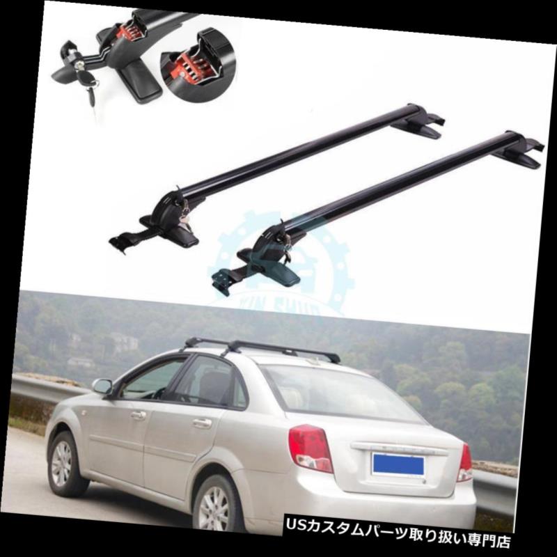キャリア Honda Crosstour 2011-2016用2 *ブラックアルミ合金クロスバーラック 2*Black Aluminum Alloy Crossbar Rack For Honda Crosstour 2011-2016 【並行輸入品】