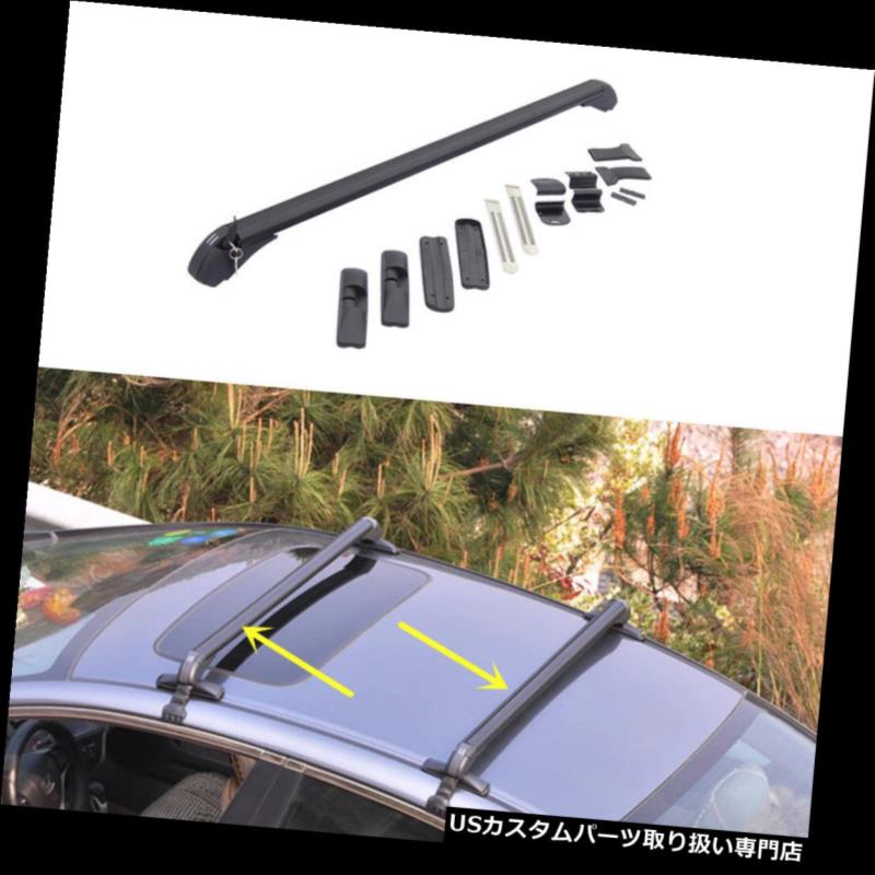 キャリア ホンダCrosstour 2011-2016年のための2 *黒いアルミニウムクロスバーの屋根の貨物荷物の棚 2*Black Aluminum Cross Bar Roof Cargo Luggage Rack For HONDA Crosstour 2011-2016 【並行輸入品】｜カスタムパーツ WORLD倉庫 52,668円