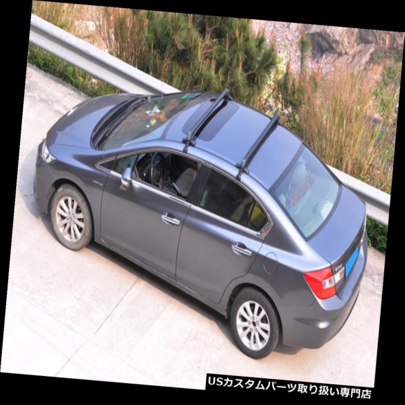 キャリア シボレーアベオ2010-2016黒アルミルーフラッククロスバーの1セット 1Set For Chevrolet Aveo 2010-2016Black Aluminum Roof Rack Cross Bar 【並行輸入品】 42,108円