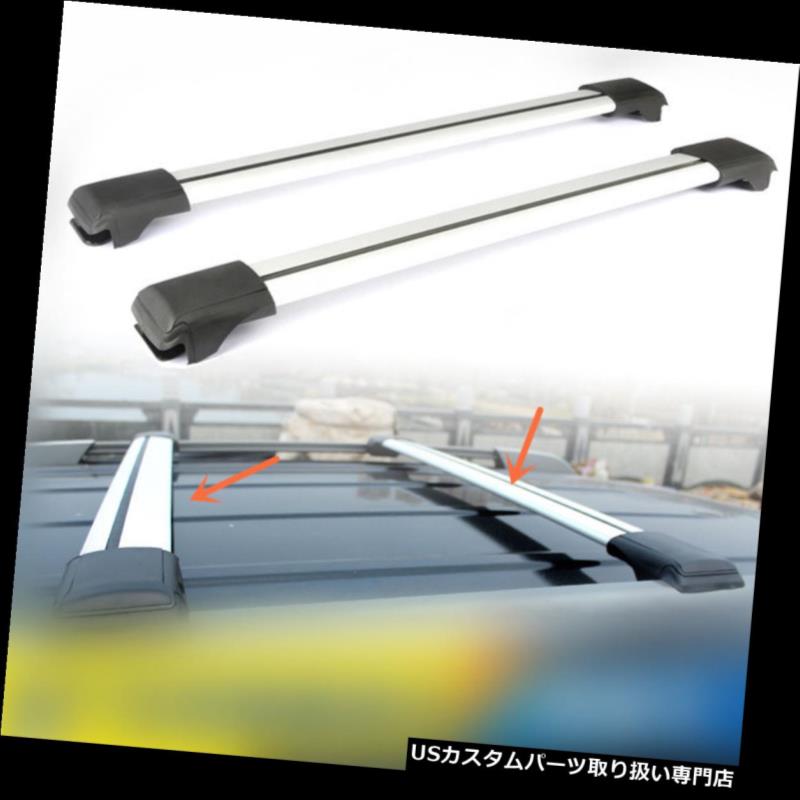 キャリア トヨタランドクルーザー2008-2016アルミクロスバールーフカーゴ荷物ラック用 For Toyota Land cruiser 2008-2016 Aluminum Cross Bar Roof Cargo Luggage Rack 【並行輸入品】