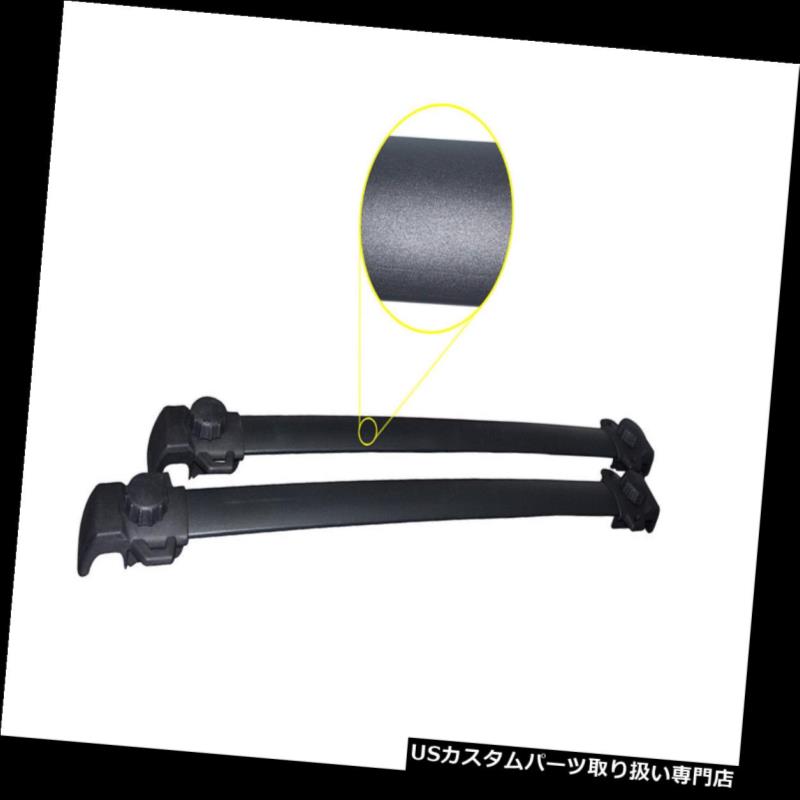 キャリア Jeep Renegade 2015/16/17ラゲッジキャリア用2×クロスバールーフラッククロスバー 2 x Crossbar Roof Rack Cross Bar for Jeep Renegade 2015/16/17 Luggage Carrier 【並行輸入品】