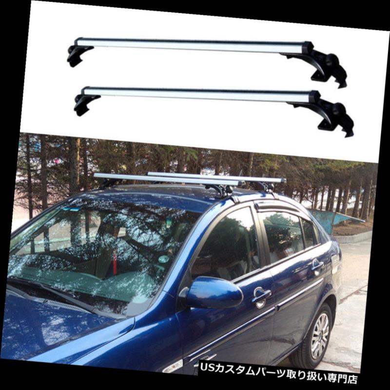 キャリア 2PCSアルミ+ナイロン （三脚）ルーフラッククロスバーシボレークルーズ2011-2014 2PCS Aluminum+Nylon(Tripod) Roof Rack Cross Bar For Chevrolet Cruze 2011-2014 【並行輸入品】