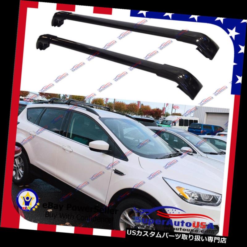 キャリア フォードエスケープ2013-2019トップルーフラック荷物キャリアクロスバーペア用 For Ford Escape 2013-2019 Top Roof Rack Luggage Carrier Cross Bar Pair 【並行輸入品】 42,108円