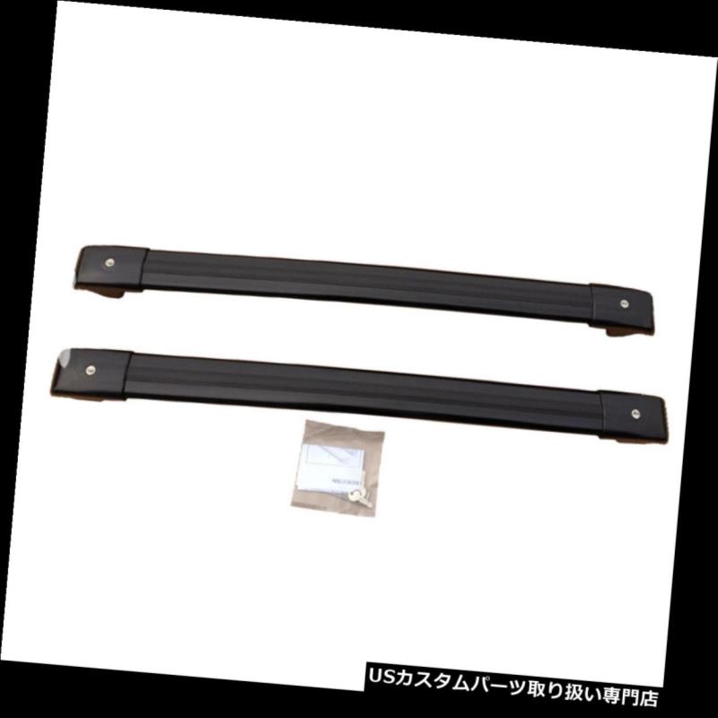 キャリア 1セットブラックアルミ合金ルーフラックバーフィットフォードエクスプローラー2013-2016 1Set Black Aluminum Alloy Roof Rack Bar Fit For Ford Explorer 2013-2016 【並行輸入品】