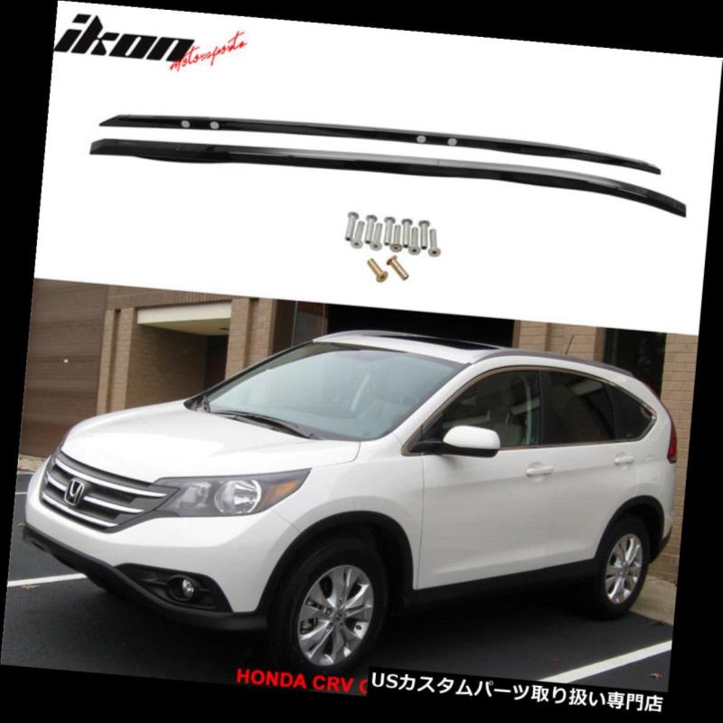 キャリア 12-15ホンダCRV OEファクトリースタイルルーフラックブラックポリッシュにフィット Fits 12-15 Honda CRV OE Factory Style Roof Rack Black Polish 【並行輸入品】|カスタムパーツ WORLD倉庫