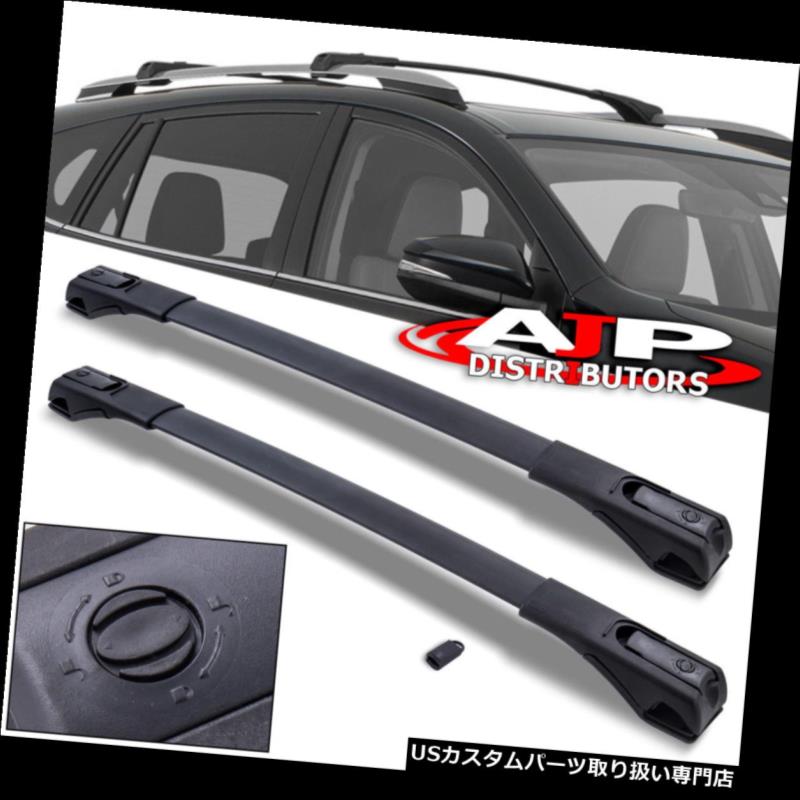 キャリア 13-18トヨタRav4のための黒い屋根の棚の十字棒荷物のキャリアバーOe様式 Black Roof Rack Cross Bar Luggage Carrier Bar Oe Style For 13-18 Toyota Rav4 【並行輸入品】