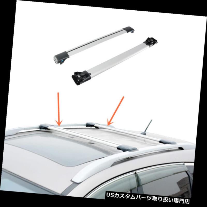キャリア Lexus RX450h 2010-2016のための2PCSアルミ合金の十字バーの屋根の貨物荷物の棚 2PCS Aluminum alloy Cross Bar Roof Cargo Luggage Rack For Lexus RX450h 2010-2016 【並行輸入品】