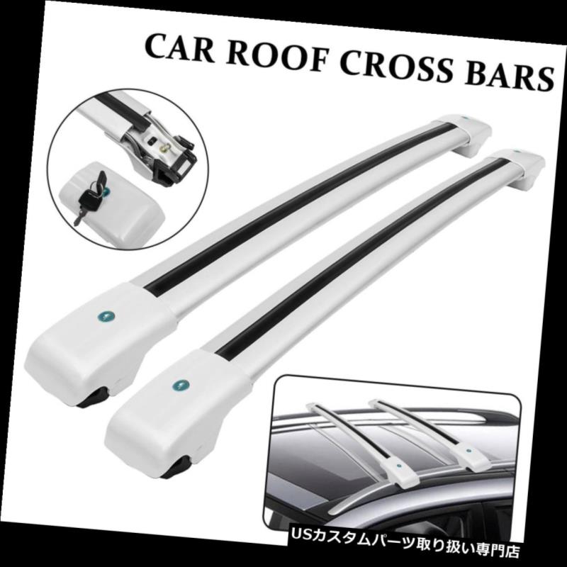キャリア Jeep Cherokee 2014 2015 2016 2017ロックトップ付きトップルーフラッククロスバー For Jeep Cherokee 2014 2015 2016 2017 Top Roof Rack Cross Bar with Lock Sliver 【並行輸入品】 31,103円